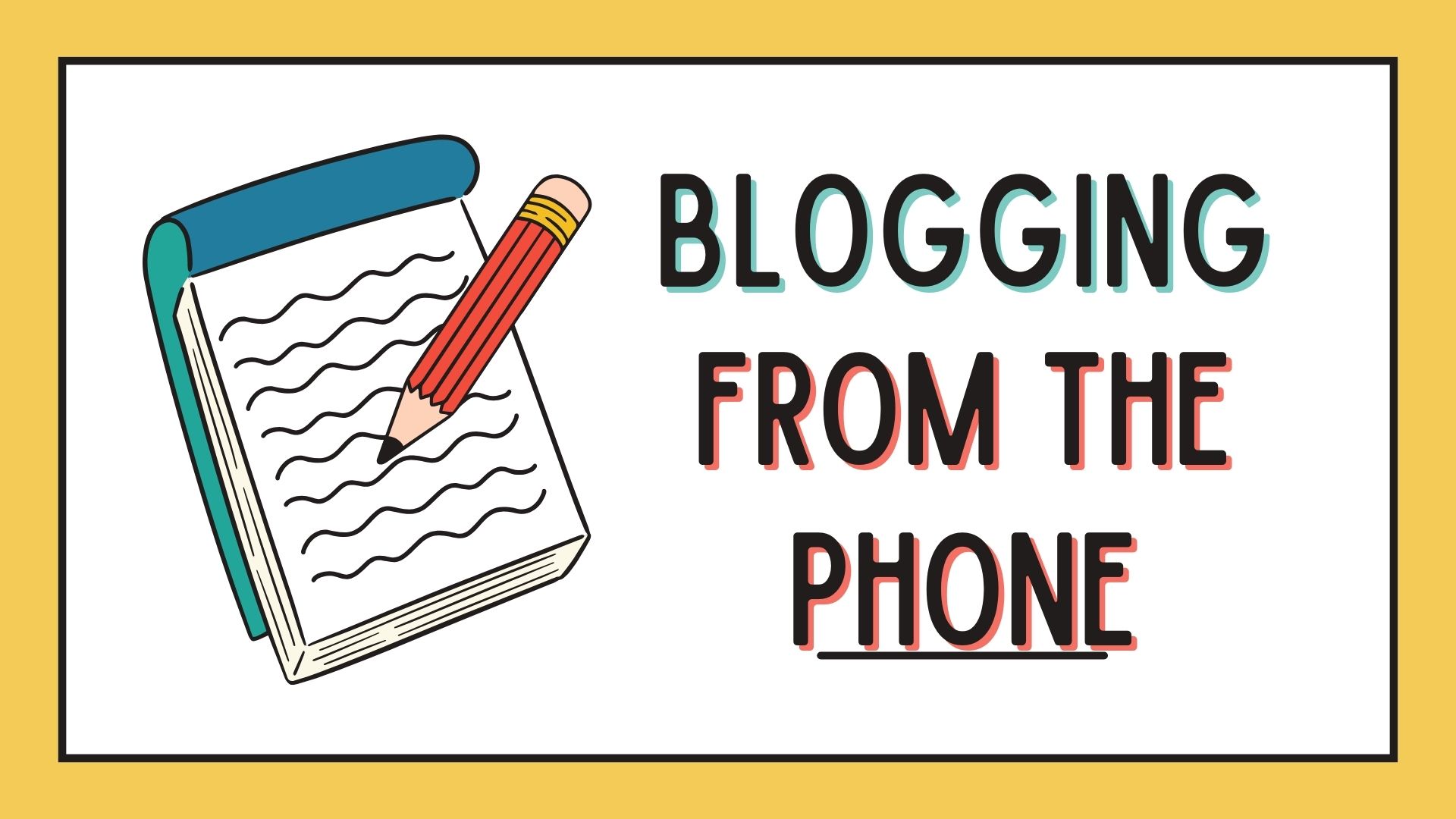 Blogging from the phone