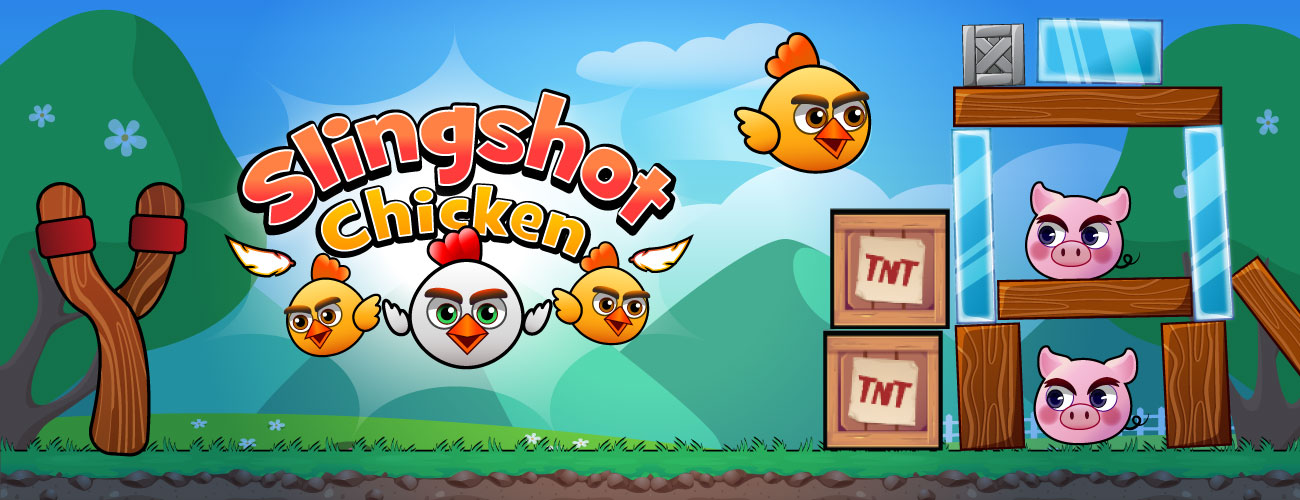 Slingshot Chicken HTML5 Game